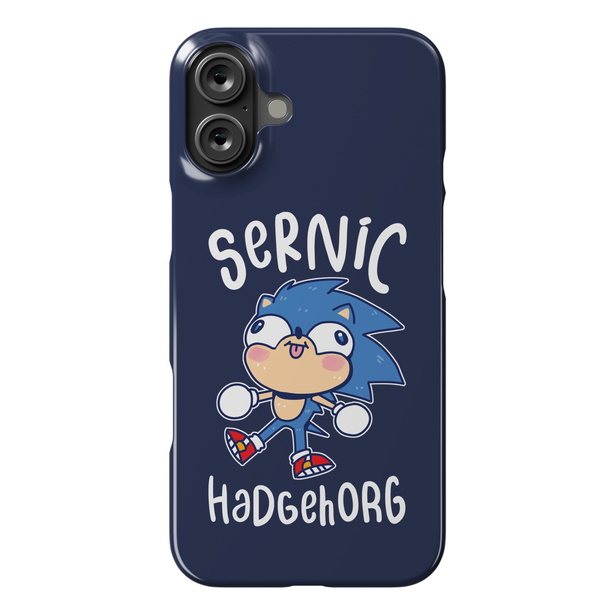 Derpy Sonic Sernic Hadgehorg Phone Case